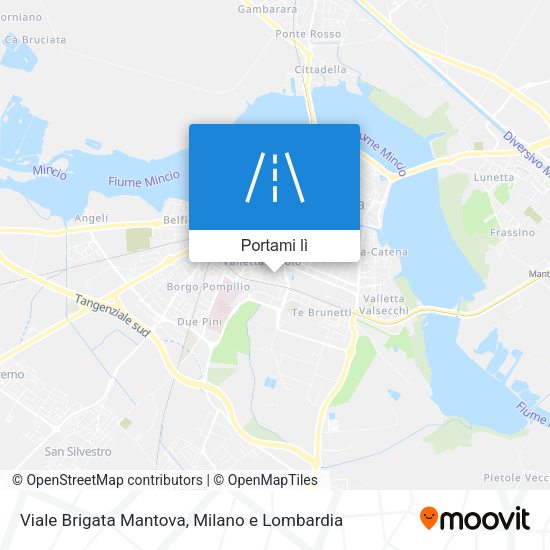 Mappa Viale Brigata Mantova