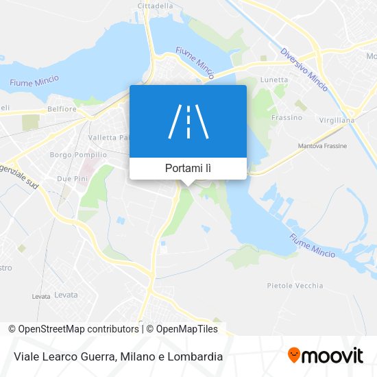 Mappa Viale Learco Guerra