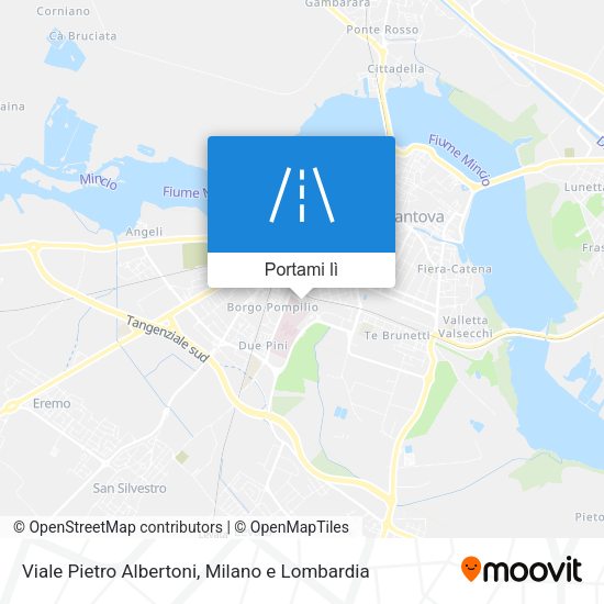 Mappa Viale Pietro Albertoni
