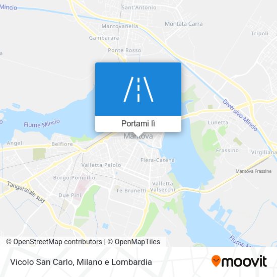 Mappa Vicolo San Carlo