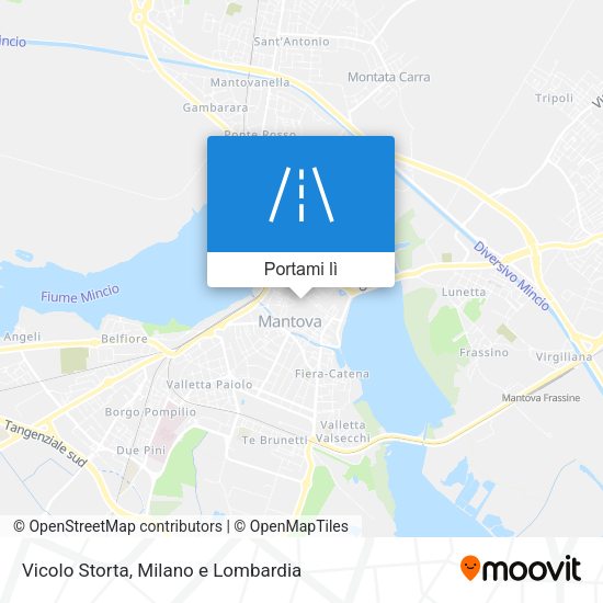 Mappa Vicolo Storta