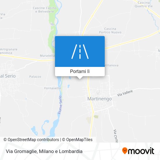 Mappa Via Gromaglie