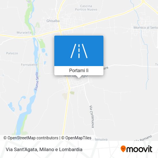 Mappa Via Sant'Agata