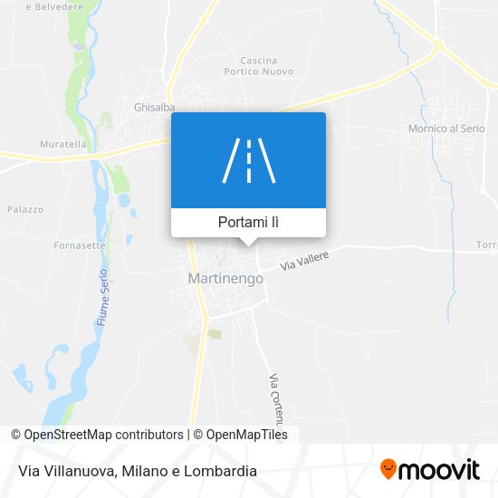 Mappa Via Villanuova