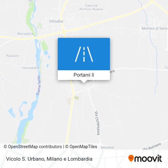 Mappa Vicolo S. Urbano