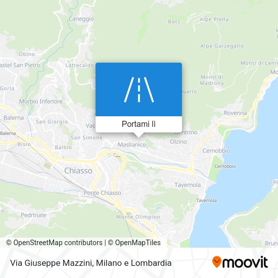 Mappa Via Giuseppe Mazzini