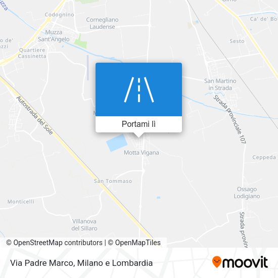 Mappa Via Padre Marco