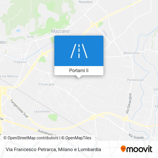 Mappa Via Francesco Petrarca