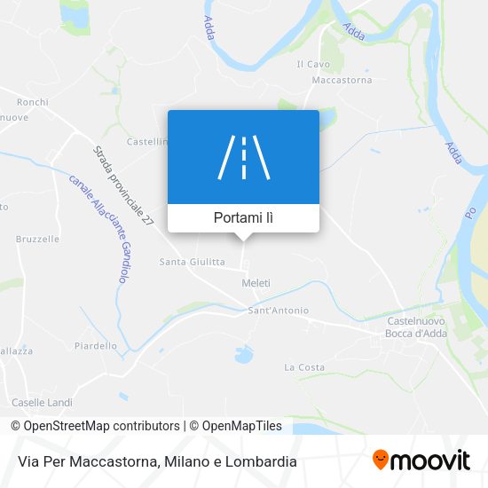 Mappa Via Per Maccastorna