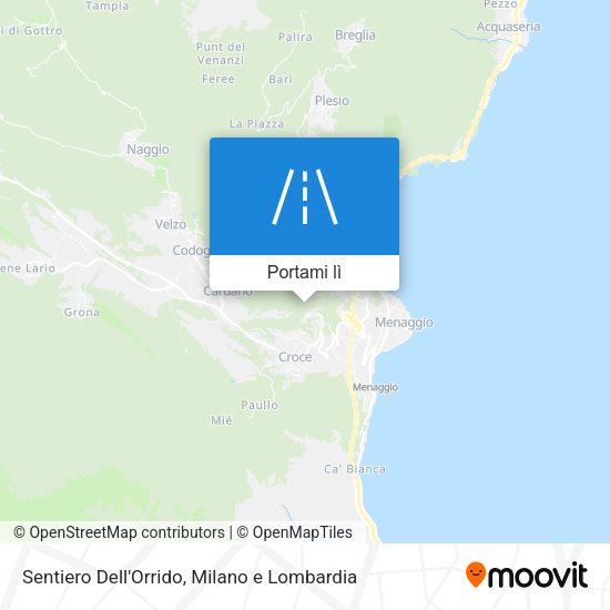 Mappa Sentiero Dell'Orrido