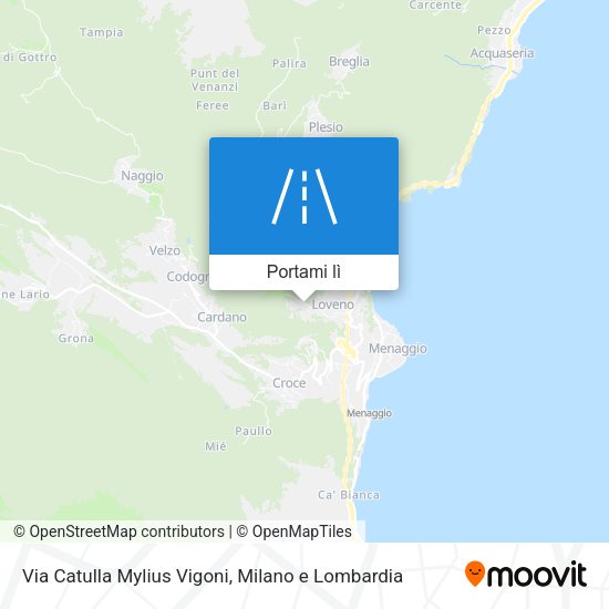Mappa Via Catulla Mylius Vigoni
