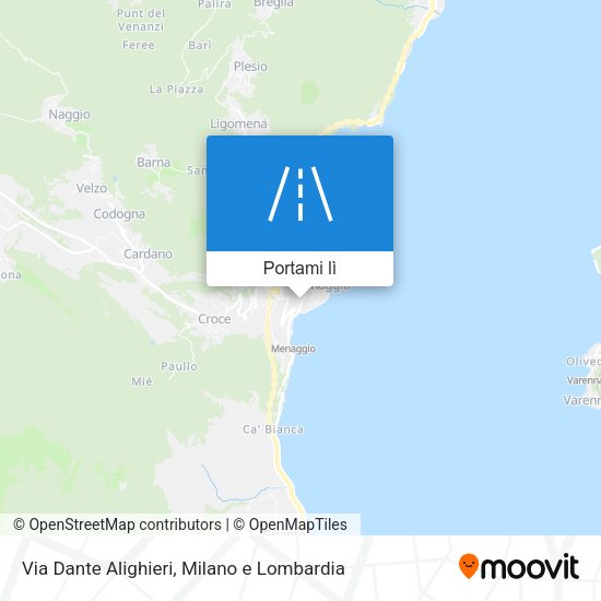 Mappa Via Dante Alighieri