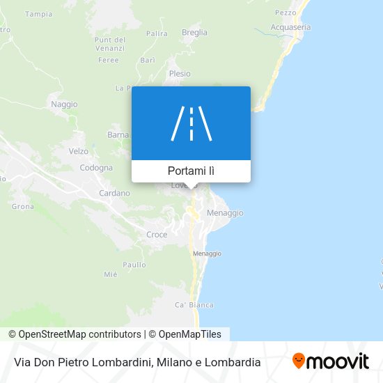 Mappa Via Don Pietro Lombardini
