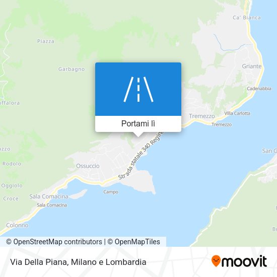 Mappa Via Della Piana