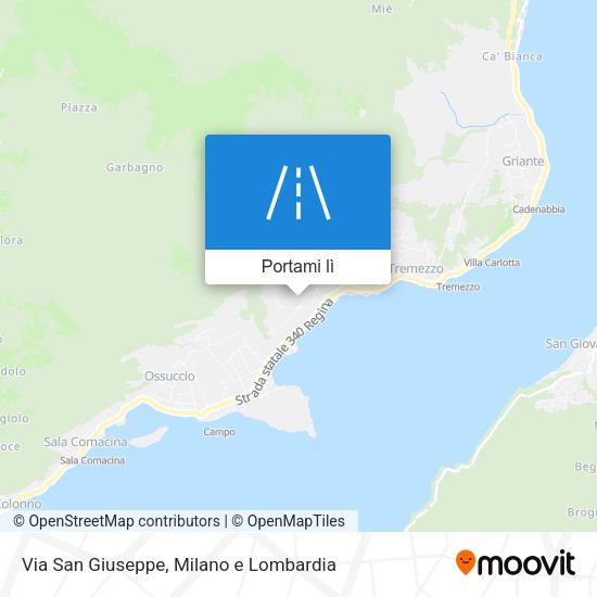 Mappa Via San Giuseppe