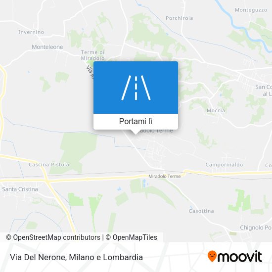 Mappa Via Del Nerone
