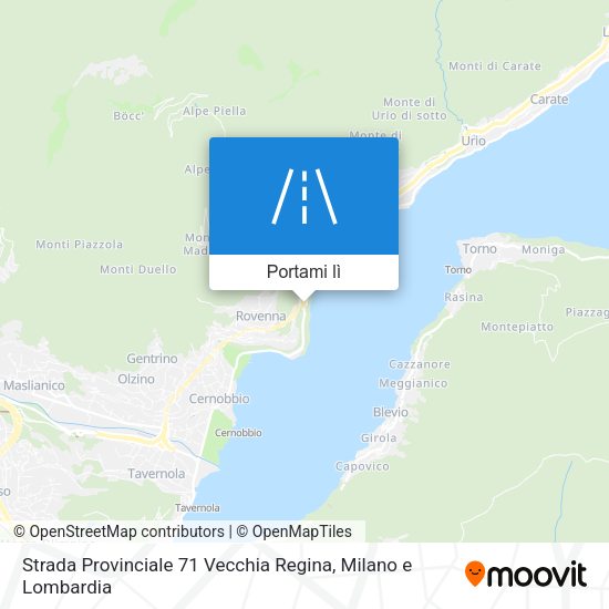 Mappa Strada Provinciale 71 Vecchia Regina