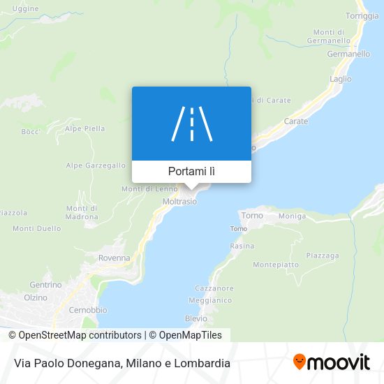 Mappa Via Paolo Donegana