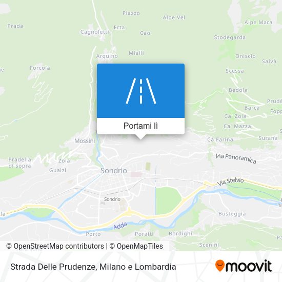 Mappa Strada Delle Prudenze