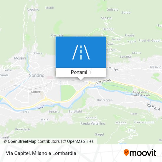 Mappa Via Capitel