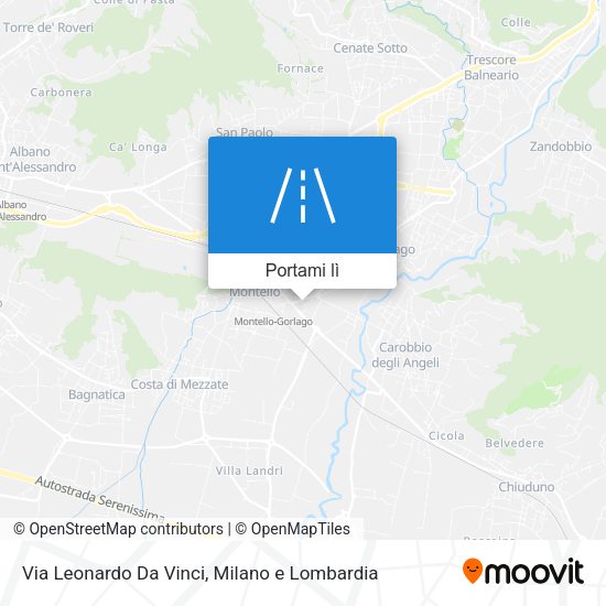 Mappa Via Leonardo Da Vinci