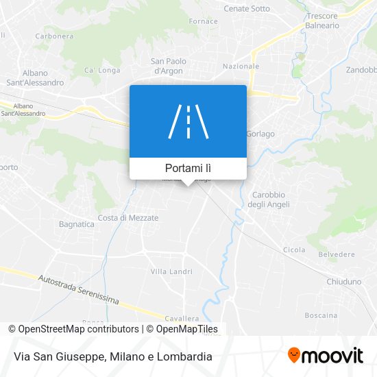 Mappa Via San Giuseppe
