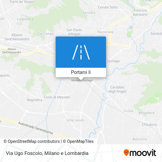Mappa Via Ugo Foscolo