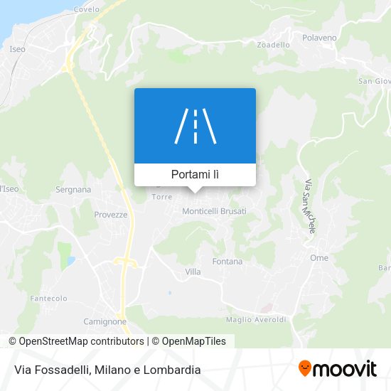 Mappa Via Fossadelli