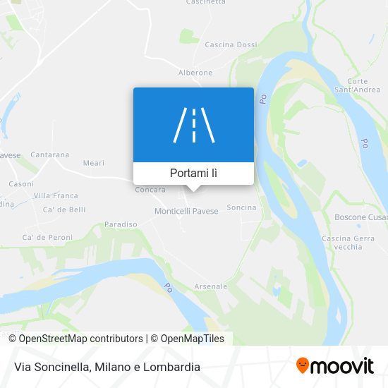 Mappa Via Soncinella