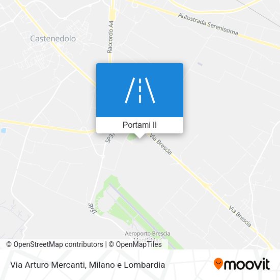 Mappa Via Arturo Mercanti