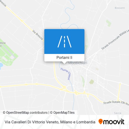 Mappa Via Cavalieri Di Vittorio Veneto