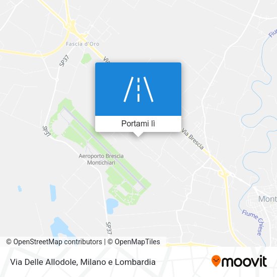 Mappa Via Delle Allodole