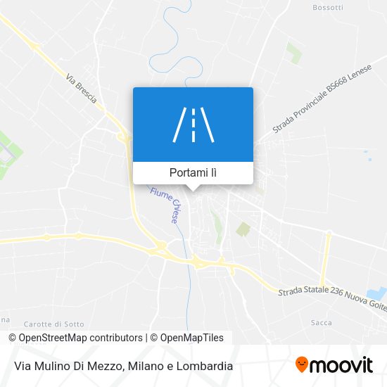 Mappa Via Mulino Di Mezzo