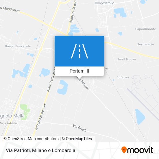 Mappa Via Patrioti
