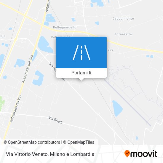 Mappa Via Vittorio Veneto