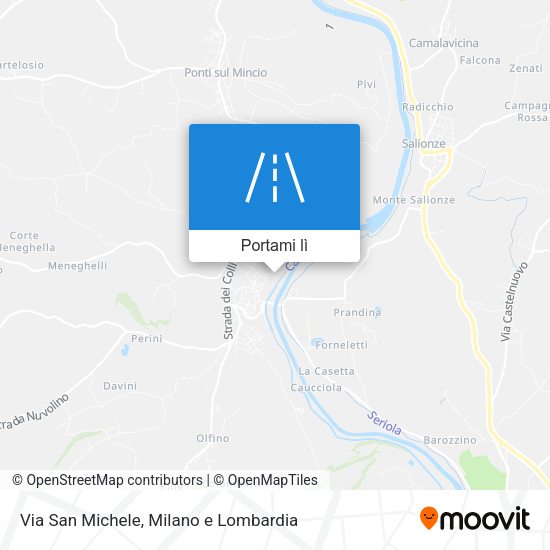 Mappa Via San Michele