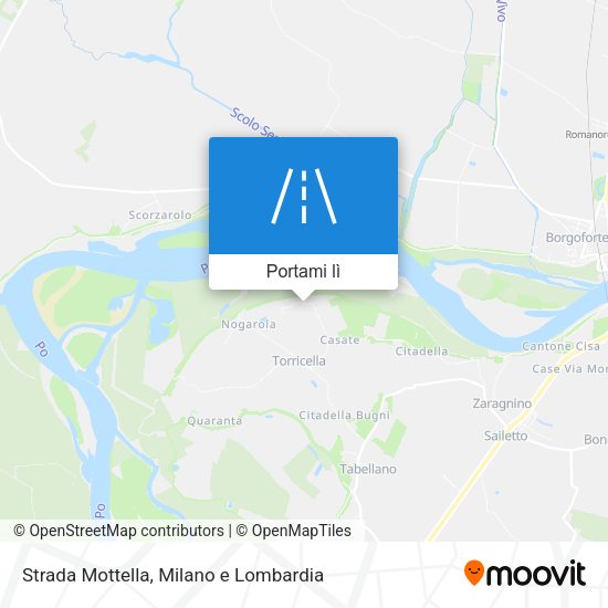 Mappa Strada Mottella