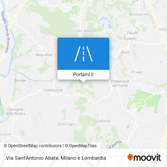 Mappa Via Sant'Antonio Abate