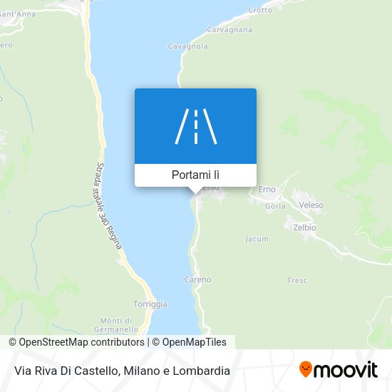 Mappa Via Riva Di Castello