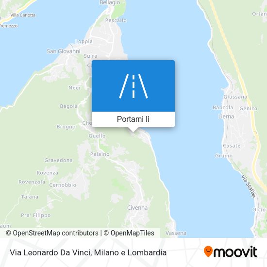 Mappa Via Leonardo Da Vinci