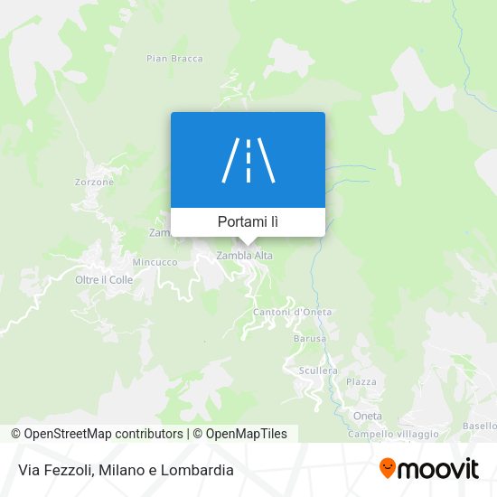 Mappa Via Fezzoli
