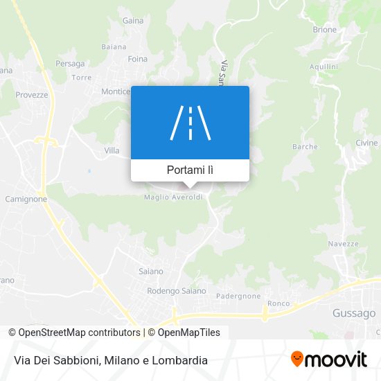 Mappa Via Dei Sabbioni