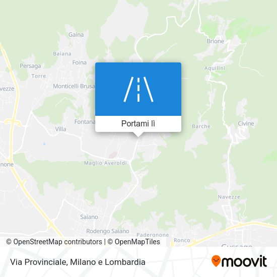 Mappa Via Provinciale