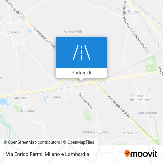 Mappa Via Enrico Fermi