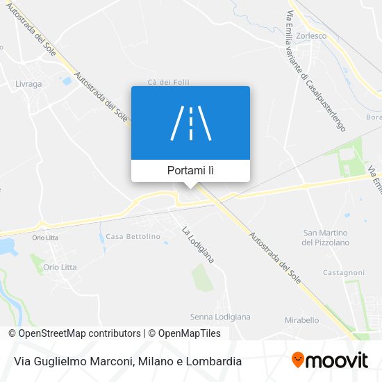Mappa Via Guglielmo Marconi