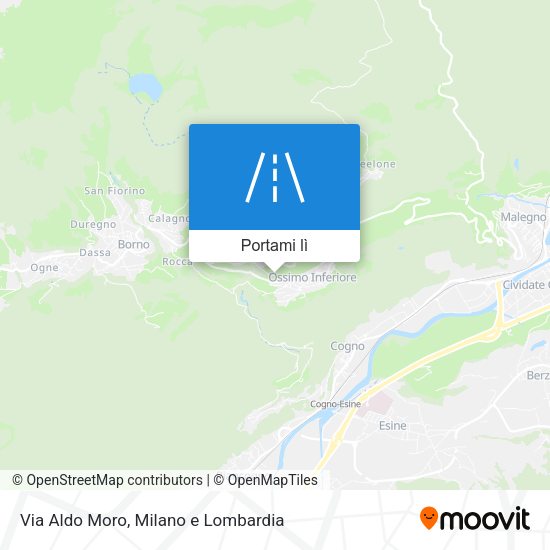 Mappa Via Aldo Moro