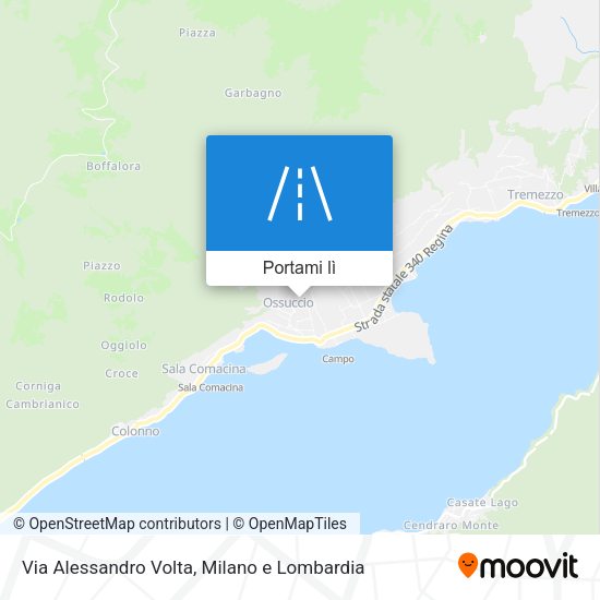 Mappa Via Alessandro Volta