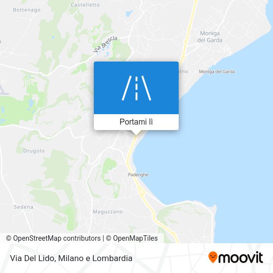Mappa Via Del Lido