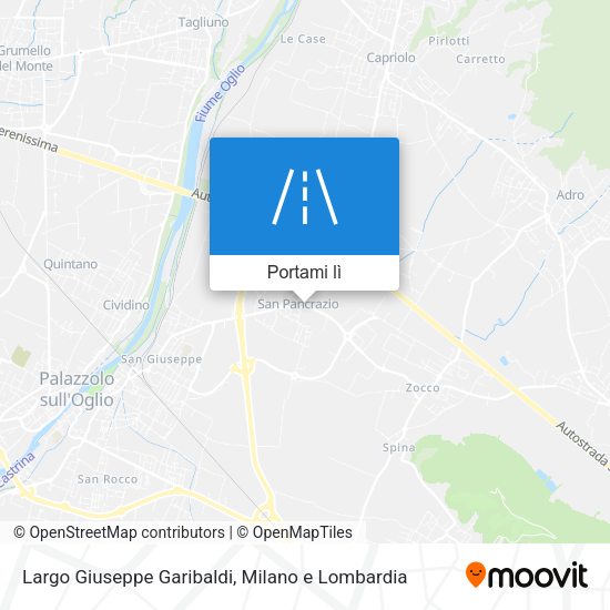 Mappa Largo Giuseppe Garibaldi
