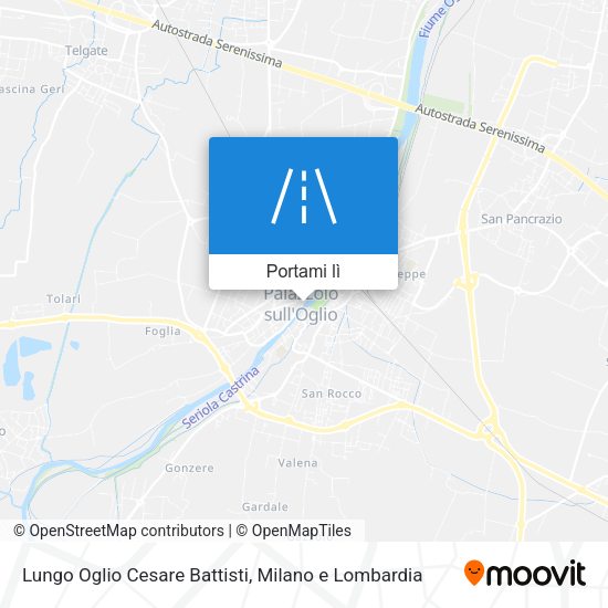 Mappa Lungo Oglio Cesare Battisti